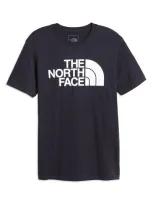 The North Face Half Dome Logo Graphic Tee In Aviator Navy