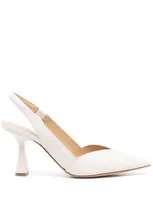 Michael Michael Kors 90mm Pointed-toe Pumps In White