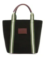 Anya Hindmarch Pont Logo Patch Tote Bag In Green