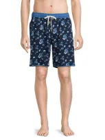 Fair Harbor Men's Floral Swim Shorts In Blue Beach