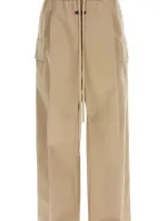 Fear Of God Cargo Wool And Cotton Blend Trousers In Multicolor