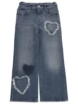 Golden Goose Kids' Cotton Jeans In Blue