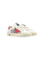 Golden Goose Kids Sneakers White