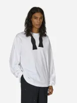 Random Identities Bow Tie Longsleeve T-shirt In White