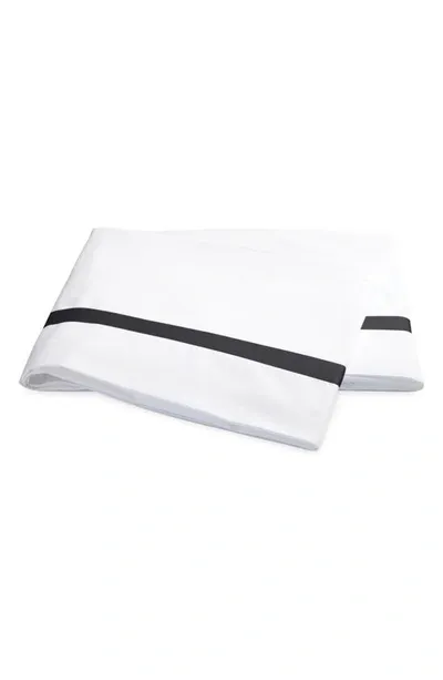 Matouk Lowell 600 Thread Count Flat Sheet In Black