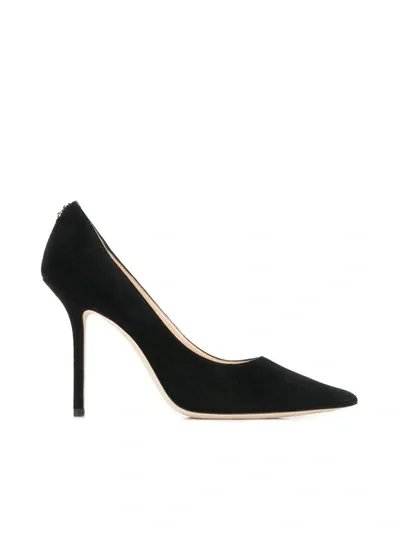 Jimmy Choo Love 100 Pointed Toe Pumps In Black