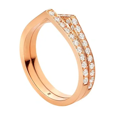 Repossi Antifer 18-karat Rose Gold Diamond Ring