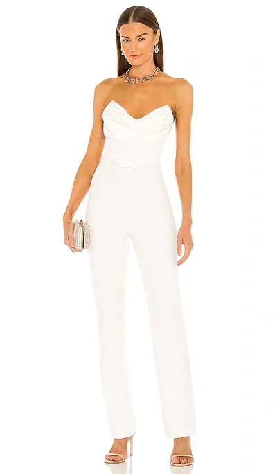 Nbd Conner Jumpsuit In White