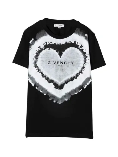 Givenchy Kids' Unisex Black T-shirt In Nero