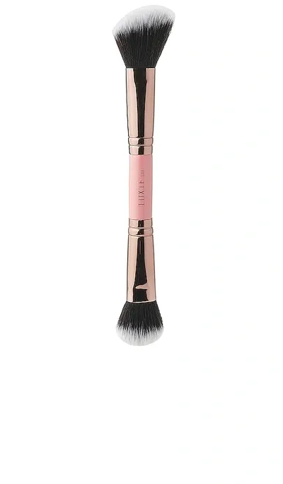 Luxie 184 Duo-end Blush Brush In Beauty: Na