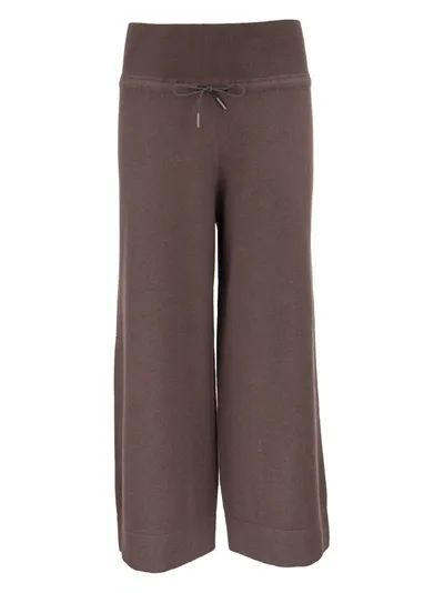 Fabiana Filippi Wool, Silk And Cashmere Trousers In Bordeaux