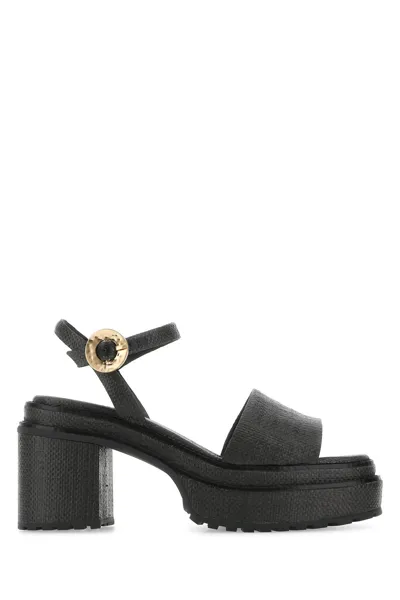 Cult Gaia Black Raffia Azariah Sandals Black  Donna 38