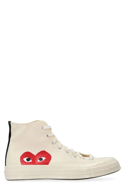 Comme Des Garçons Play Chuck 70 High-top Sneakers In White