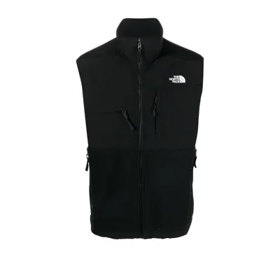 The North Face Black Denali Logo Padded Gilet