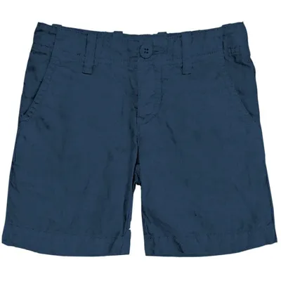 Mc2 Saint Barth Kids' Boy Blue Linen Bermuda