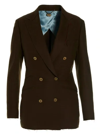 Maurizio Miri Stevie Blazer Jacket In Green