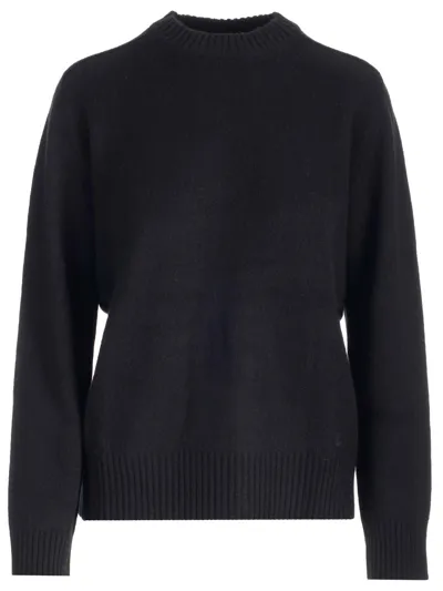 Loulou Studio Cashmere Knit Crewneck In Black