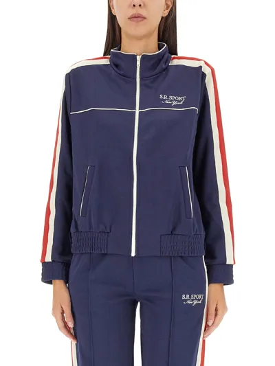 Sporty And Rich Sr Sport Sweatshirt In Blue