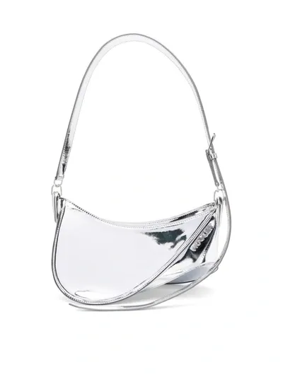 Mugler Shoulder Bag In Grey