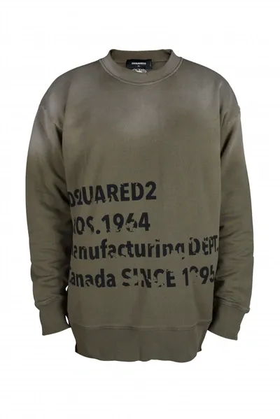 Dsquared2 Sweatshirt In Yellow