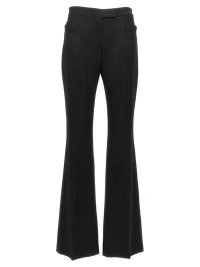 Tom Ford Wool Flared Pants In Black