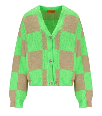 Stine Goya Amara Cardigan In Green