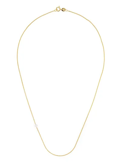 Lizzie Mandler Fine Jewelry 18k Yellow Gold Floating Diamond Necklace