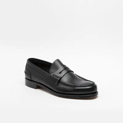 Cheaney Dover Ef Black Softee Calf Penny Loafer In Nero