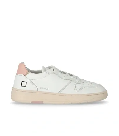 Date D.a.t.e.  Court Mono White Pink Sneaker