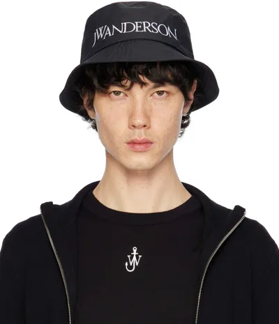 Jw Anderson Black Bucket Hat