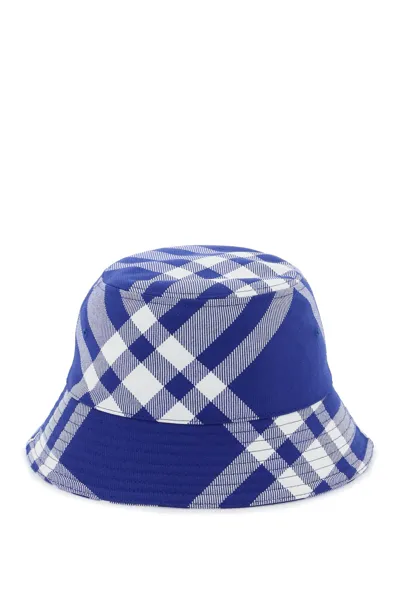 Burberry Check Bucket Hat Men In Multicolor