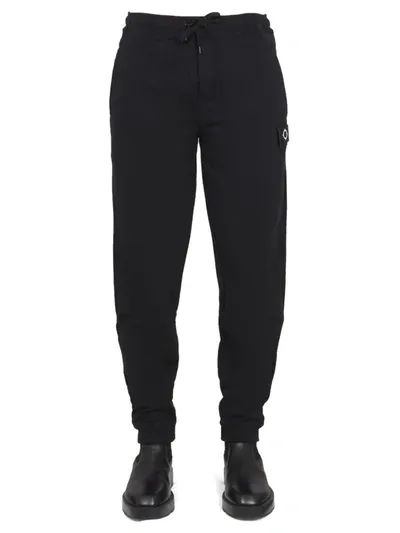 Ma.strum Jogging Pants With Iconic Label In Black