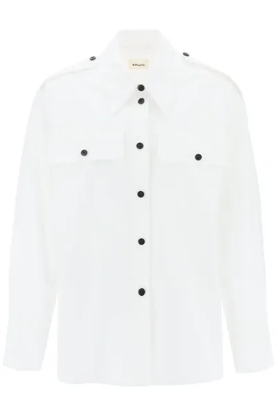 Khaite Missa Oversized Shirt In White