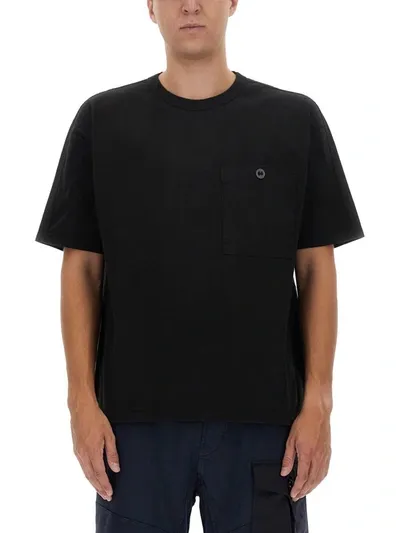 Ten C T-shirt With Logo In Black