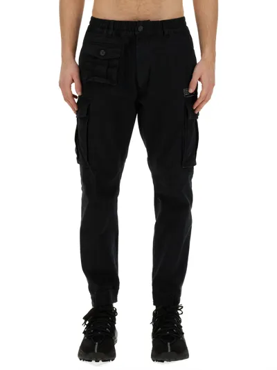 Dsquared2 Black Virgin Wool Blend Trousers