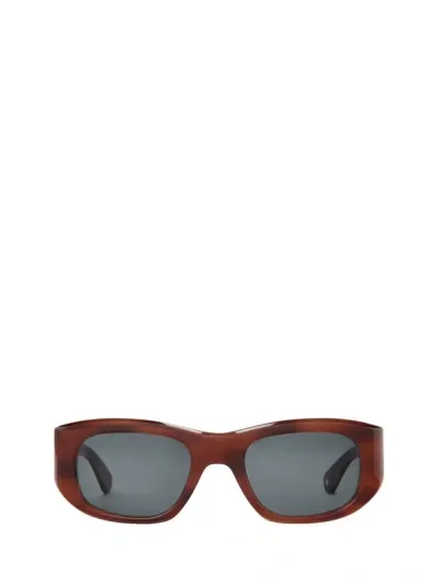 Garrett Leight Sunglasses In Vintage Burnt Tortoise