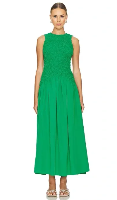 The Wolf Gang Midi-kleid Marisol In Green