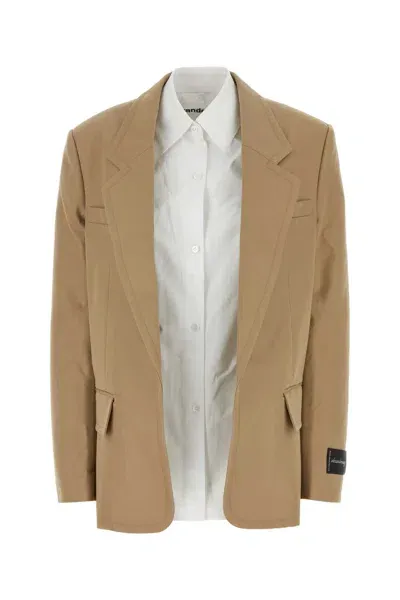 Alexander Wang Beige Cotton Blend Blazer