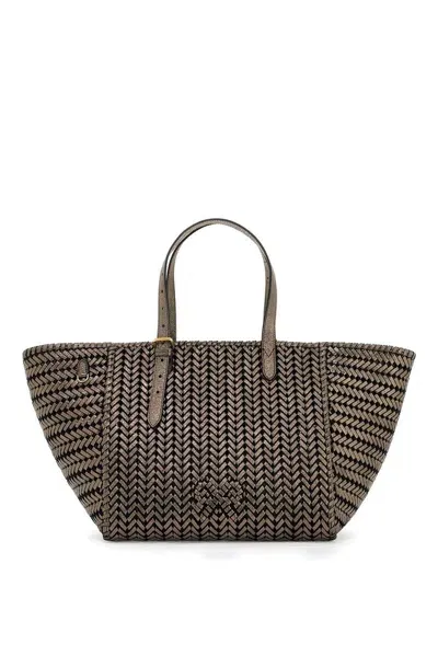 Anya Hindmarch Neeson Square Tote Bag In Multicolor