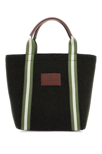 Anya Hindmarch Pont Logo Patch Tote Bag In Green