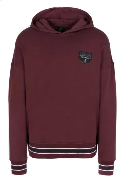 Armani Exchange Sweatshirt In Red