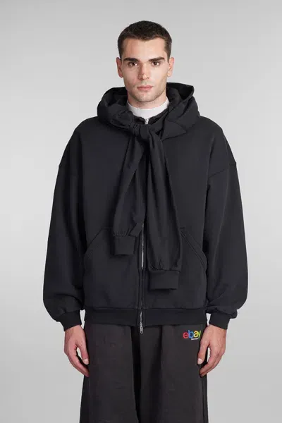 Balenciaga Sweatshirt In Black