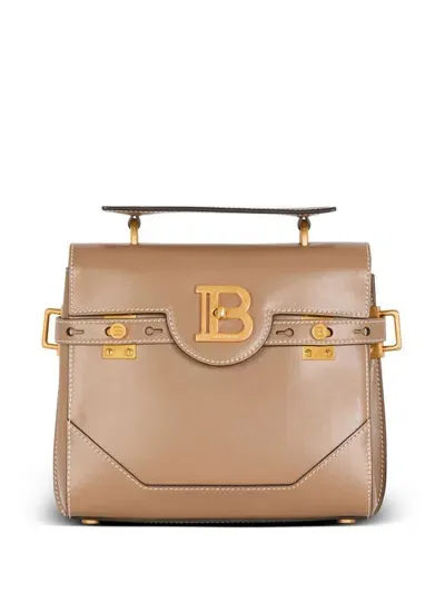 Balmain B-buzz 23 Bag In Brown