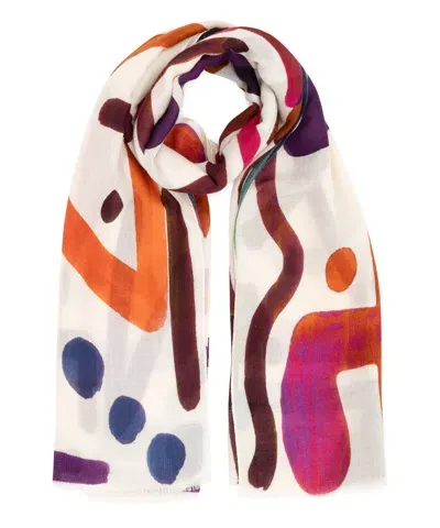 Barbieri Wool Scarf In White