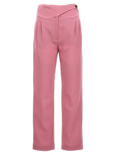 Blazé Milano 'cool & Easy' Pants In Pink