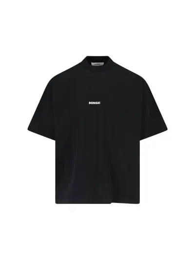 Bonsai T-shirt Logo In Black  