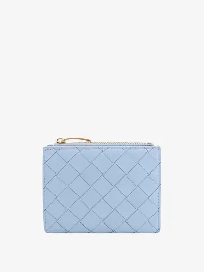 Bottega Veneta Woman Wallet Woman Blue Wallets