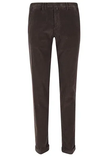 Briglia 1949 Pant Ventre Piatto Velluto In Brown