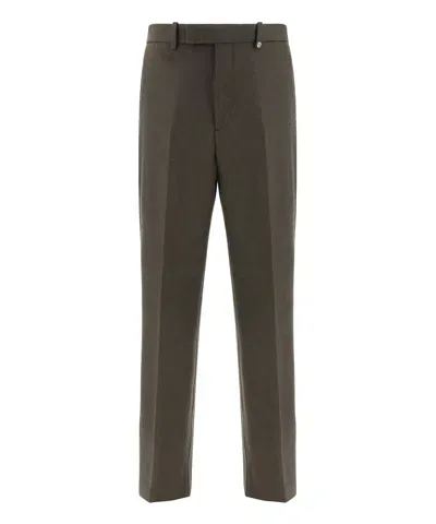 Burberry Trousers In Brown