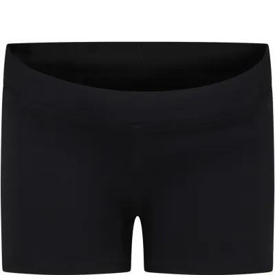 Calvin Klein Kids' Black Swim Shorts For Boy With Logo